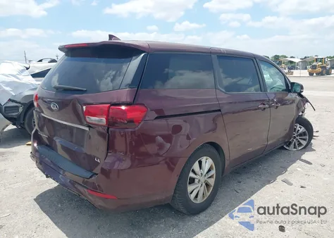 2017 Kia Sedona Lx из США, поврежденный, VIN KNDMB5C12H6231567